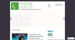 Desktop Screenshot of animalvoices.ca